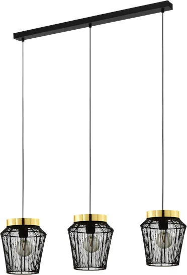 EGLO ESCANDIDOS pendant light black brass