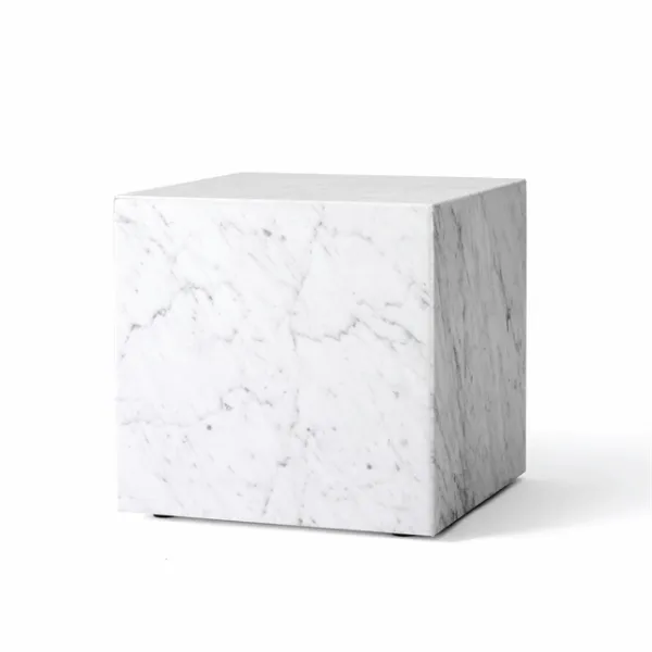 Audo Plinth soffbord Kubik Carrara Marmor